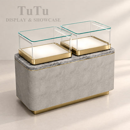 MT52 Jewellery Counter Display with Double Showcases