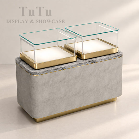 MT52 Jewellery Counter Display with Double Showcases