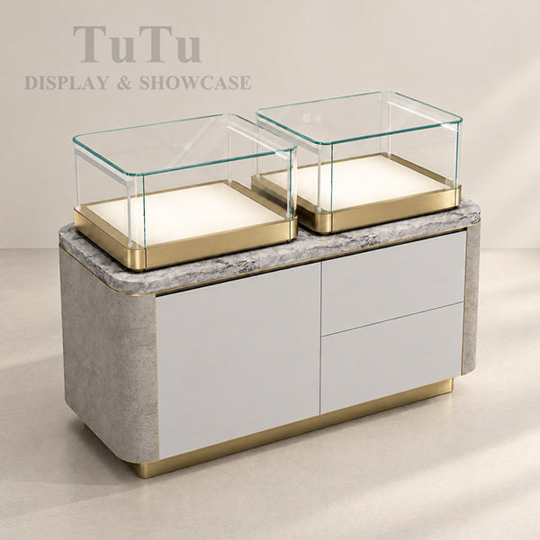 MT52 Jewellery Counter Display with Double Showcases