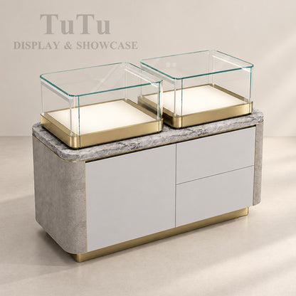 MT52 Jewellery Counter Display with Double Showcases