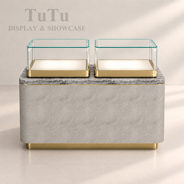 MT52 Jewellery Counter Display with Double Showcases
