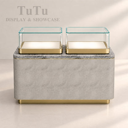 MT52 Jewellery Counter Display with Double Showcases