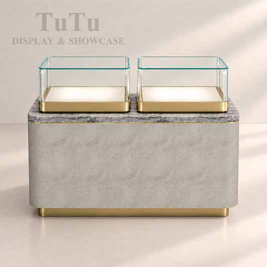 MT52 Jewellery Counter Display with Double Showcases