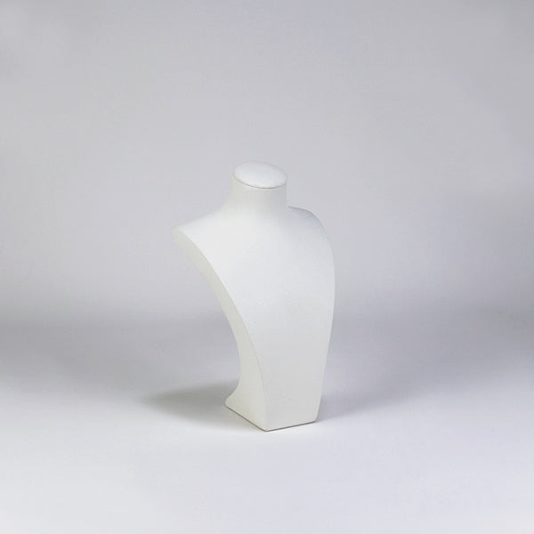 NH061 Necklace Display Stand Bust White