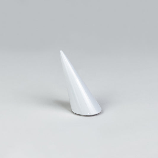 RH084 Glossy White Ring Display Finger Holder