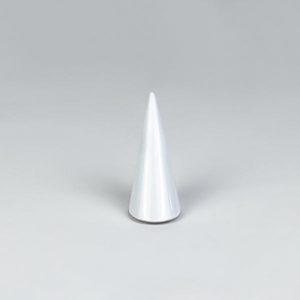 RH084 Glossy White Ring Display Finger Holder