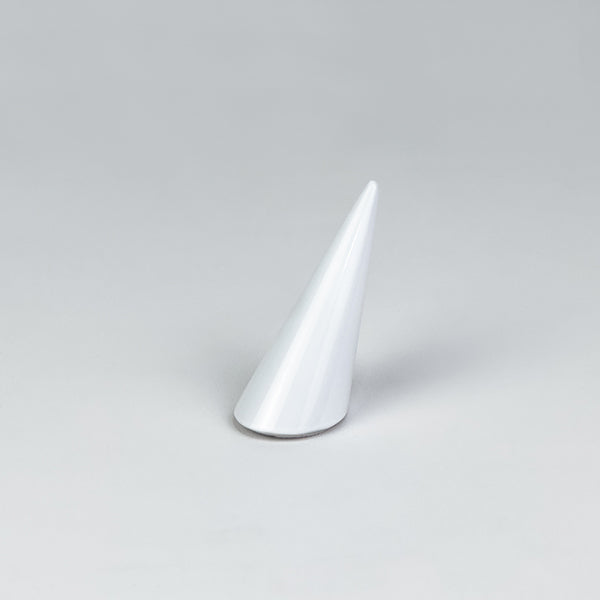 RH084 Glossy White Ring Display Finger Holder