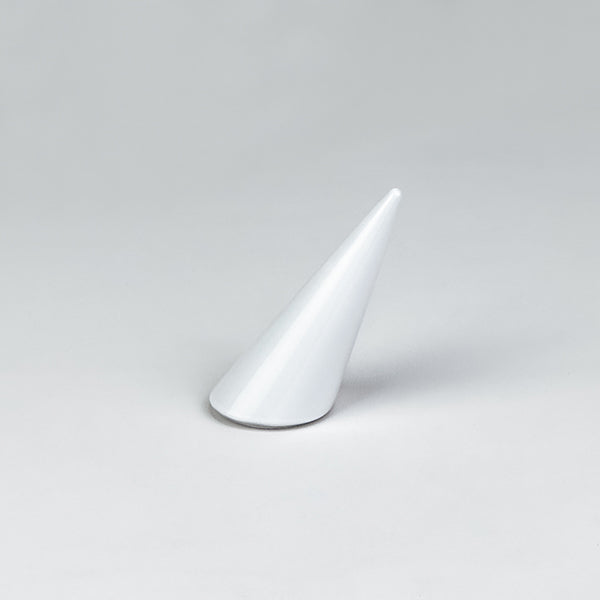 RH084 Glossy White Ring Display Finger Holder