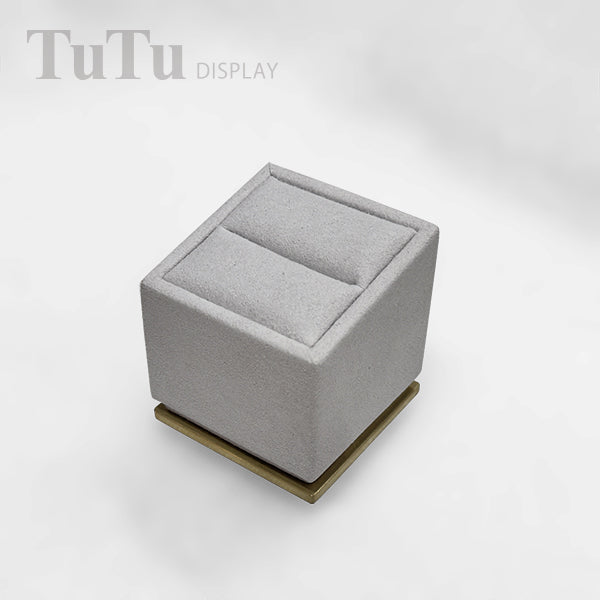 RH092 Light Grey Ring Display Holder Metal Base