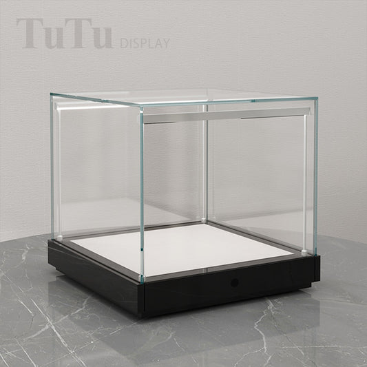 S135 Black Jewellery Countertop Display Case LED Light