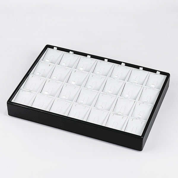 TR0144 Stackable Jewellery Display Tray 28 Grids