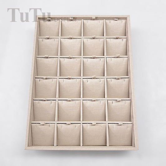 TR0173 Jewellery Pendant Display Tray 24 Grids