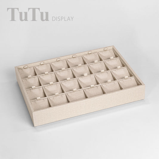 TR0183 Jewellery Pendant Display Tray 24 Grids