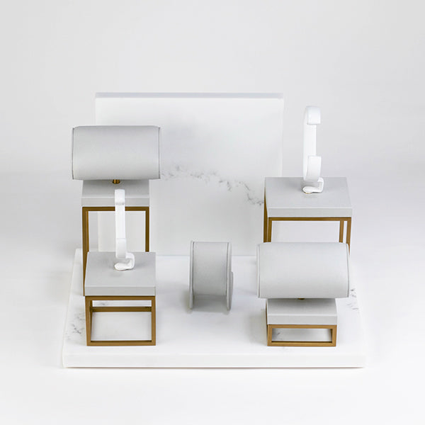 DS029 Custom Jewellery Display Stand Set with Marble