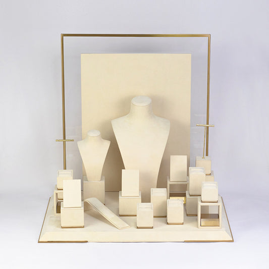 DS041 Jewellery Display Set with Back Board and Metal Base