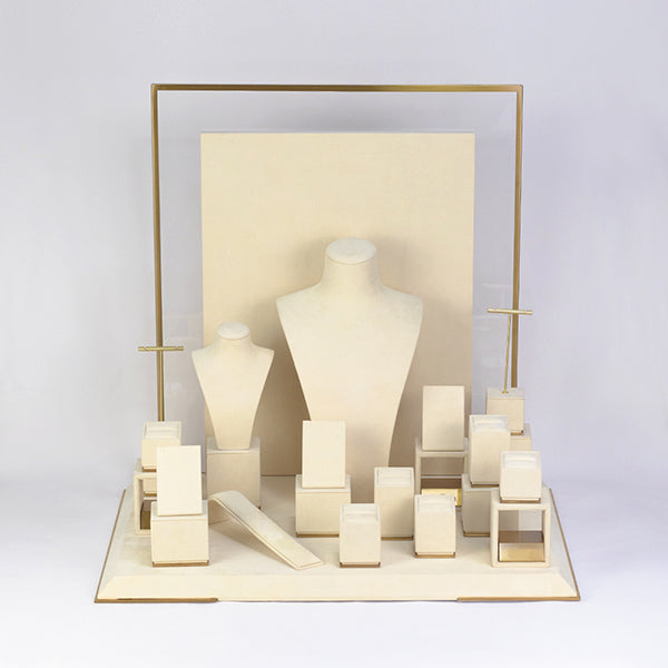 DS041 Jewellery Display Set with Back Board and Metal Base