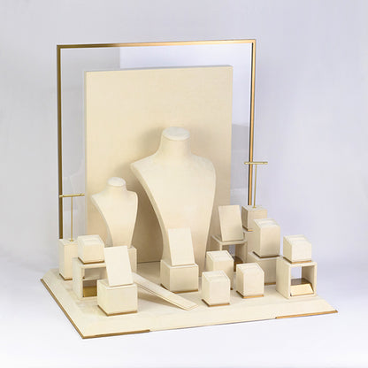 DS041 Jewellery Display Set with Back Board and Metal Base