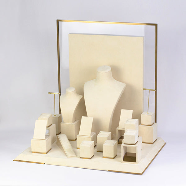 DS041 Jewellery Display Set with Back Board and Metal Base