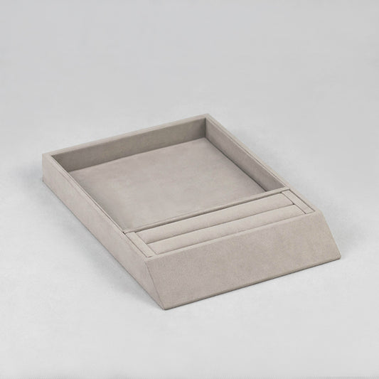 TR0055 Jewelry Display Serving Tray with Ring Slot