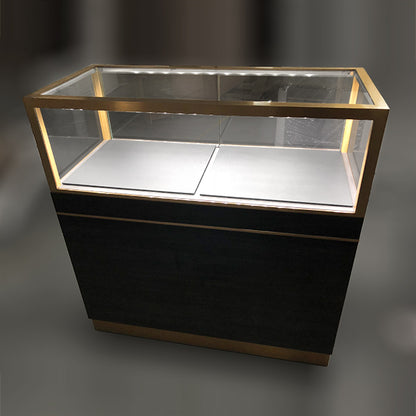 DM-51 Jewelry display counter showcase with metal frame
