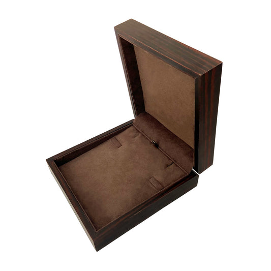 BX019 Wooden Jewelry Display Box with Hooks for Necklace