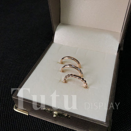 Jewellery box | paper box | Gift box | ring box | bronze color box
