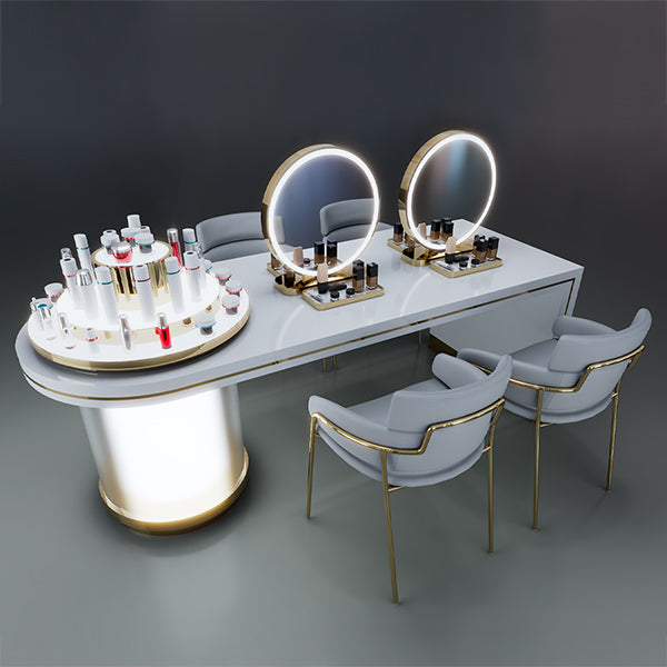 CM003 Cosmetic Shop Display Set Makeup Table with Mirror – TUTU DISPLAY