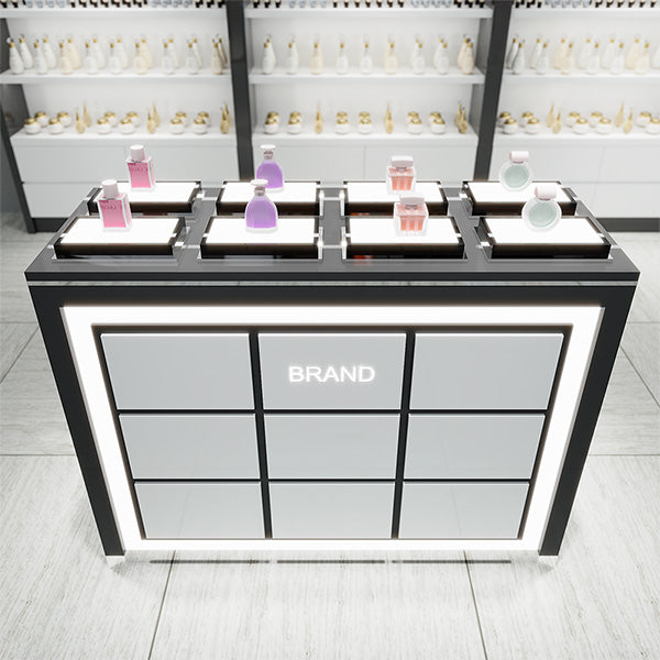 CM027 Makeup Retail Counter Display with LED Light