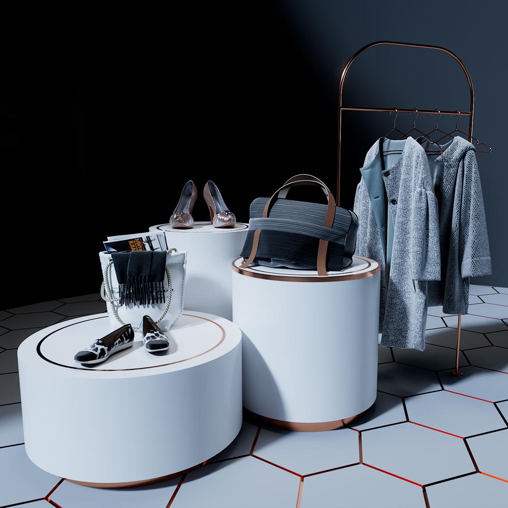 CR001 Clothing Display Set – TUTU DISPLAY