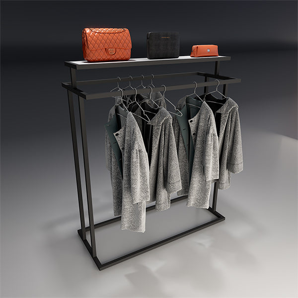 CR015 Metal Garment Rack Clothes Display Custom