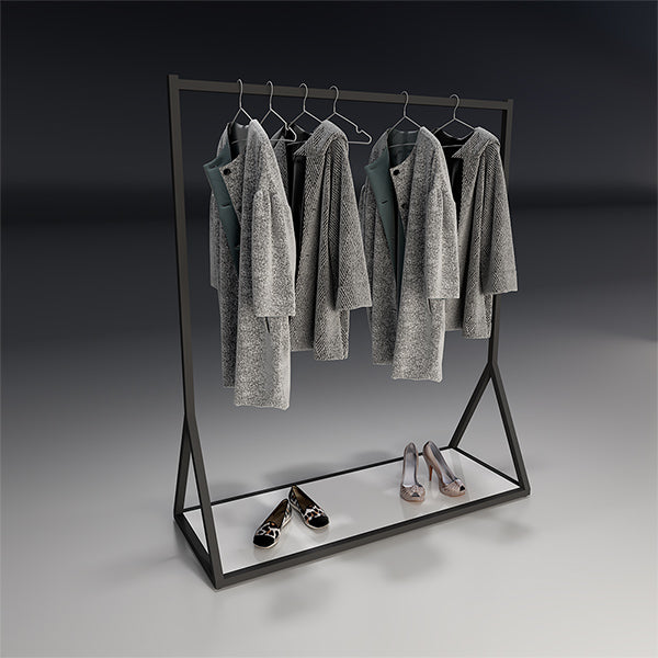 CR017 Retail Clothing Garment Rack Display Hanging