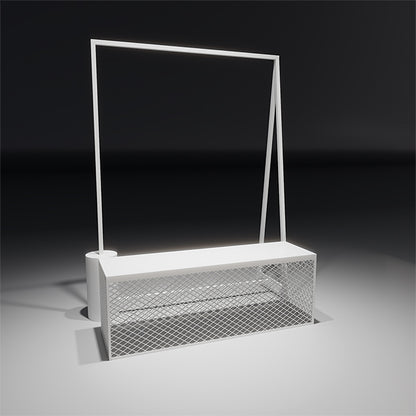 CR026 Steel Cloth Display Stand and Rack for Shop