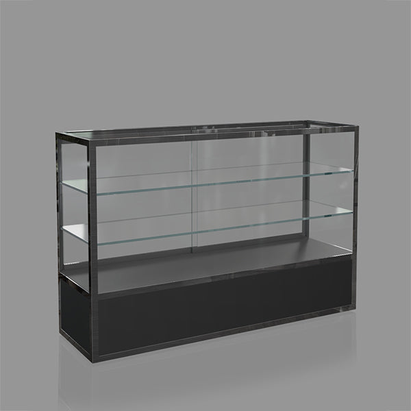 DM138 Lighted Counter Jewelry Showcase with Glass Shelves