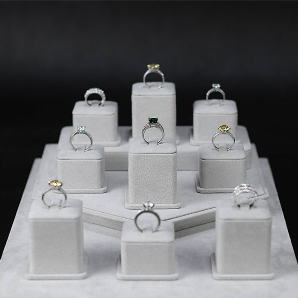 DS013 Custom Ring Display Set Jewelry Holder for Rings