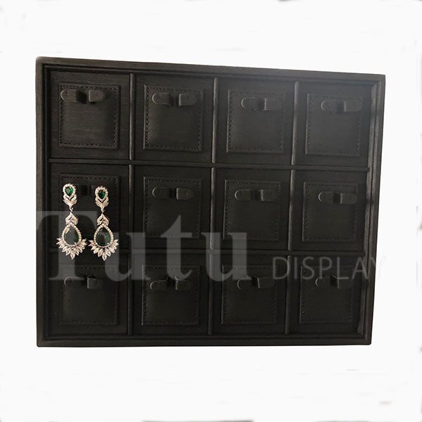 Jewelry Display | Earring Display Tray | Stacked Display Tray | PU Display Tray