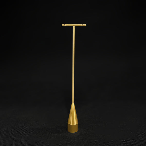 EH009 Metal gold color T-bar earring display stand