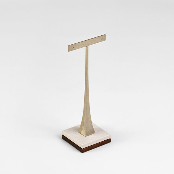 TDS160 Metal Earring Display Stand Wood Base