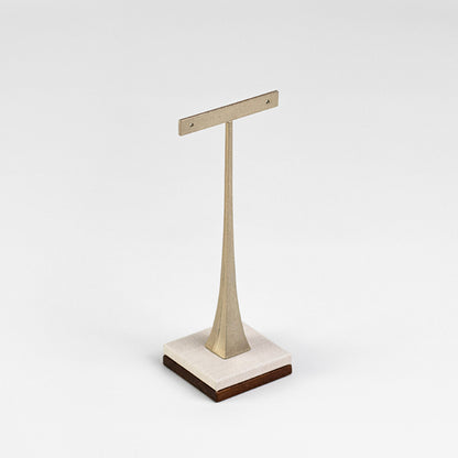 TDS160 Metal Earring Display Stand Wood Base