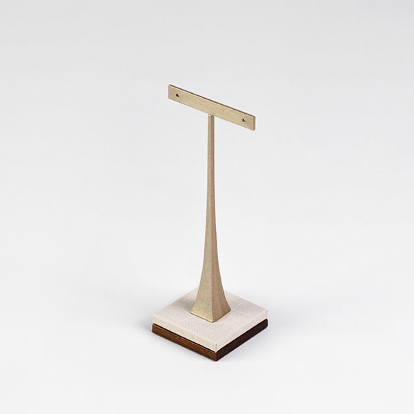 TDS160 Metal Earring Display Stand Wood Base