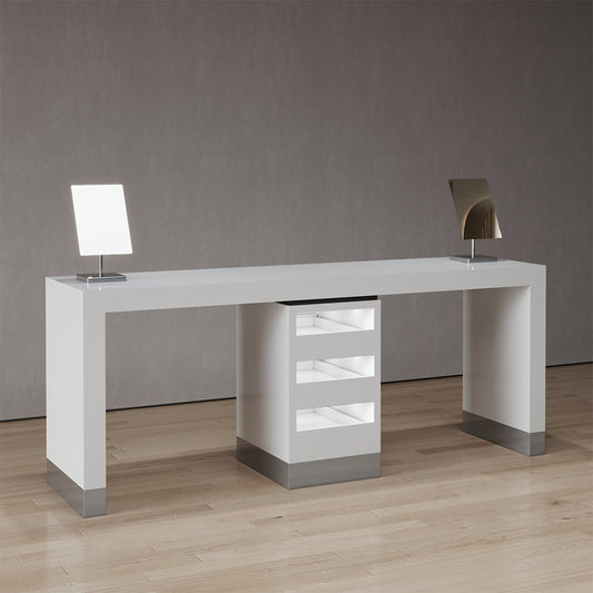 GD014 Glasses Retail Store White Display Table