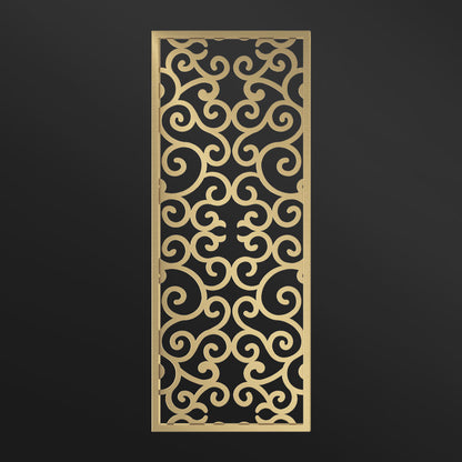 MPW-04 Decorative Screen Dividers Laser Cut Metal Panel Partition Wall