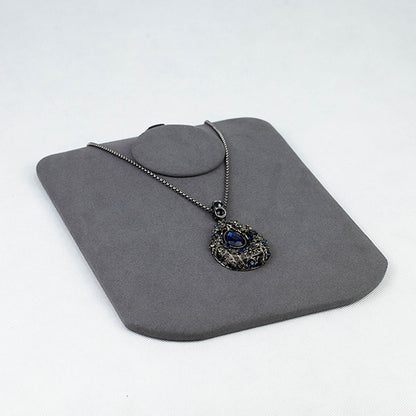 NH025 Necklace Display Pad Grey Jewelry Holder