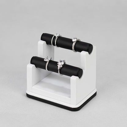 RH017 Jewelry Ring Display Stand Double Bars