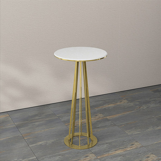 TBL-009E Coffee Table White Marble Top