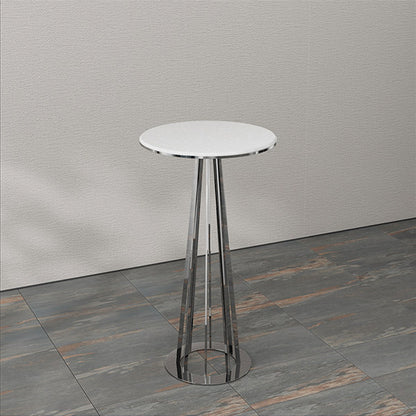 TBL-009E Coffee Table White Marble Top
