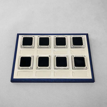 TR0008 Gem Display Tray w/ Removable Acrylic Box & Plaque