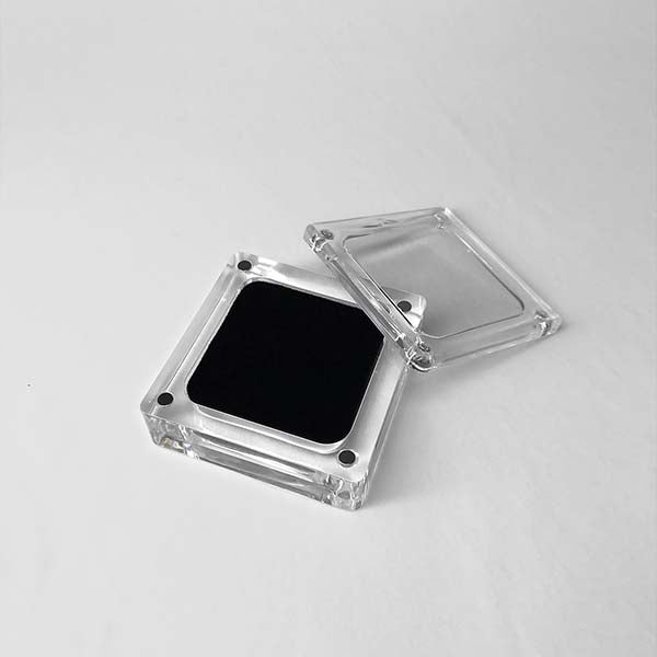 TR0008 Gem Display Tray w/ Removable Acrylic Box & Plaque